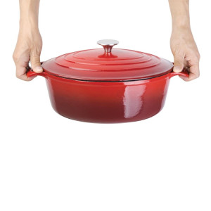 Grande Cocotte Oval Vermelha - 6L - Vogue