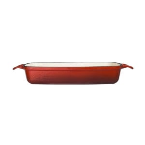 Plat en Fonte Rectangulaire Rouge - 2,8L - Vogue