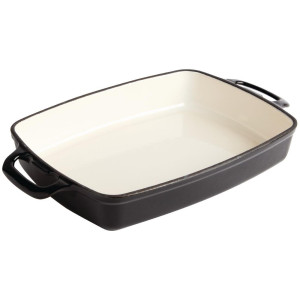 Tabuleiro de ferro fundido retangular preto - 2,8L - Vogue