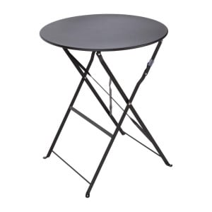 Steel Terrace Table - Black - Bolero - Fourniresto