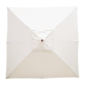 Square Ecru Parasol - W 2500 x D 2500mm - Bolero