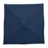 Navy Blue Square Parasol - L 2500mm - Bolero