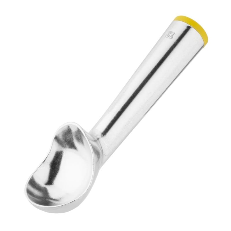 Yellow 85ml ice cream scoop - Vogue - Fourniresto