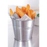 Cones de batata frita com estampa de jornal - Pacote de 1100 - FourniResto