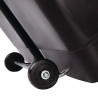 Caixote do lixo com pedal frontal Slim Jim preto - 90L - Rubbermaid