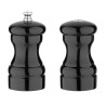 Salt and pepper set in black wood - Olympia - Fourniresto