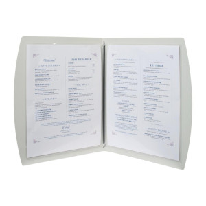 Protetor de menu preto Rio A4 - Securit - Fourniresto