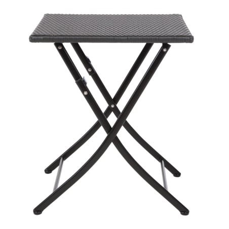 Mesa quadrada dobrável em vime - 600mm - Bolero - Fourniresto