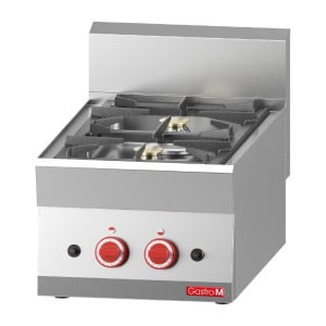 Fourneau 2 queimadores a gás para colocar 650 - Gastro M - Fourniresto