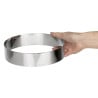 Cercle à mousse inox 200 x 45mm - De Buyer - Fourniresto