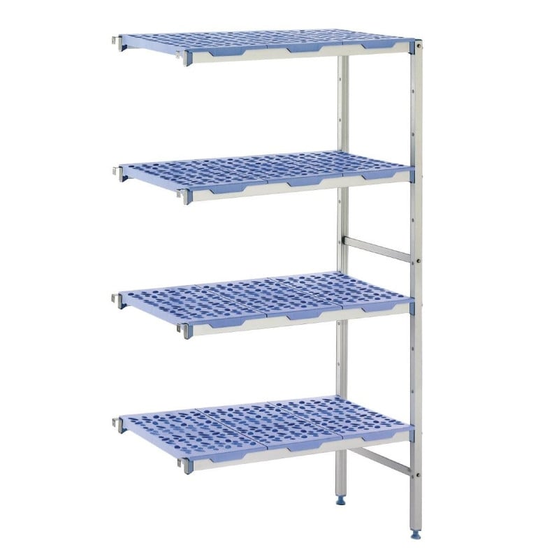 Modular Corner Shelving 4 Levels - W 1453 x D 500mm - Tournus