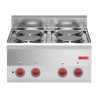Fourneau 4 Placas Elétricas Para Colocar 600 - Gastro M