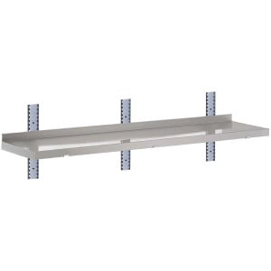 Etagère Murale en Inox Sans Supports-L 1500 x P 400mm - Gastro M