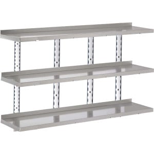 Etagère Murale en Inox Sans Supports-L 1800 X P 400mm - Gastro M