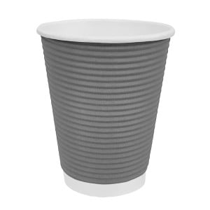 Anthracite cups 225ml - Pack of 25 - Fiesta - Fourniresto