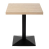 Square Light Wood Effect Table Top - 700 mm - Bolero