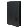 Contemporary A4 Black Menu Cover - Securit - Fourniresto