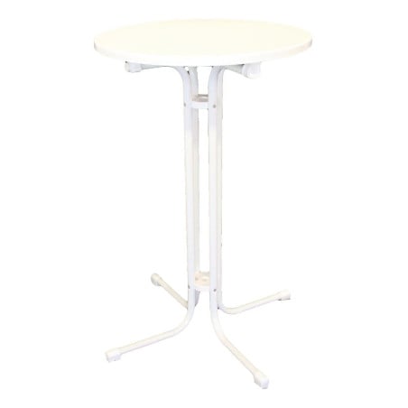 Mesa alta Limburg Branca - 70 cm - FourniResto - Fourniresto