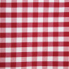 Toalha de mesa quadrada xadrez vermelha em poliéster 1780 x 1780mm - Mitre Essentials - Fourniresto
