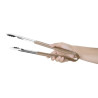 405mm brown serving tongs - Vogue - Fourniresto