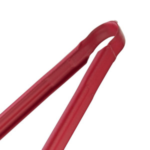 405mm red serving tongs - Vogue - Fourniresto