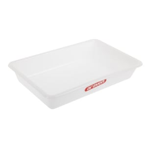 Bac Alimentaire Peu Profond Transparent 435Mm - Araven - Fourniresto