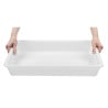 Bandeja de Alimentos Rasa Transparente 540mm - Araven - Fourniresto