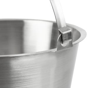 Stainless steel bucket 12L - Jantex - Fourniresto