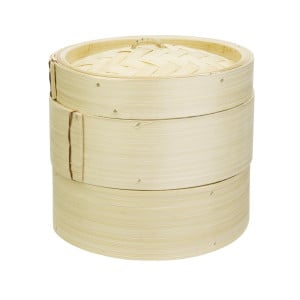 Cesto de vapor de bambu 15,2 cm - Vogue - Fourniresto