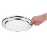 Oval stainless steel serving dish - 250mm - Olympia - Fourniresto