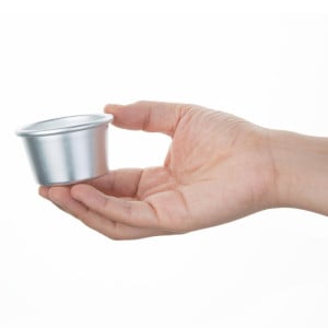 Forma de Dariole em Alumínio - 85ml - Vogue