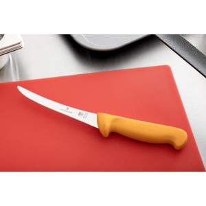 Curved Boning Knife with Rigid Blade - 160mm - FourniResto