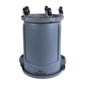 Coletor Bruto Cinza - 75,7L - Rubbermaid