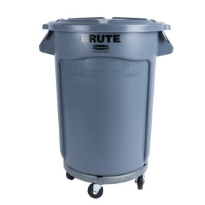 Coletor Bruto Cinza - 121,1 L - Rubbermaid