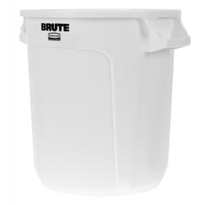 Coletor Bruto Branco - 37,9L - Rubbermaid