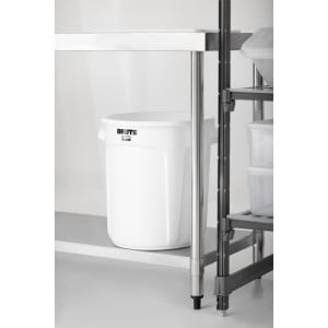 Coletor Bruto Branco - 37,9L - Rubbermaid