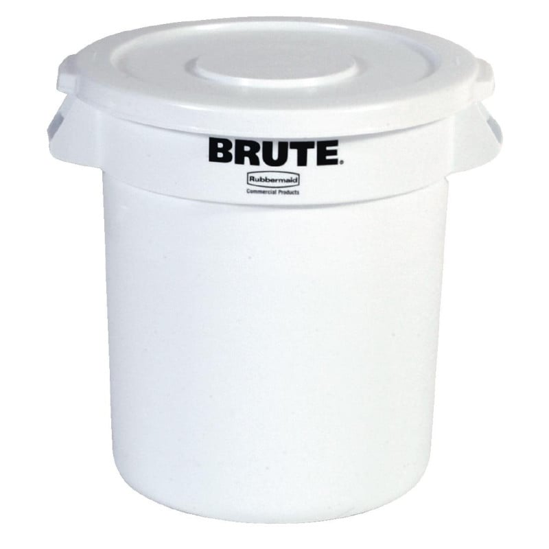 Coletor Bruto Branco - 121,1L - Rubbermaid