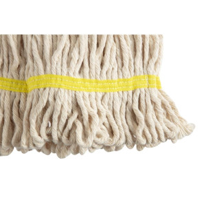 Broom mop head with yellow retaining band - Scot Young - Fourniresto