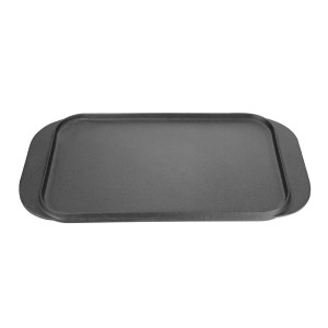 Reversible Cast Iron Griddle - 482 X 260 mm - Vogue - Fourniresto