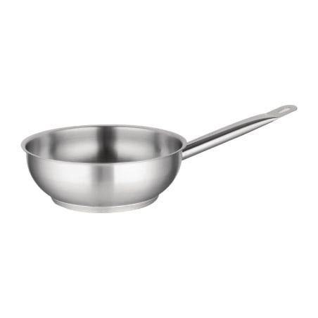 Stainless Steel Saute Pan - Ø 240 mm - Vogue