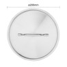 Stainless Steel Lid - Ø 200Mm - Vogue