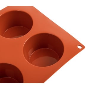 Moule 6 Muffins em Silicone Formaflex - Pavoni