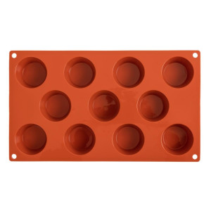 Forma de 11 mini muffins de silicone Formaflex - Pavoni - Fourniresto