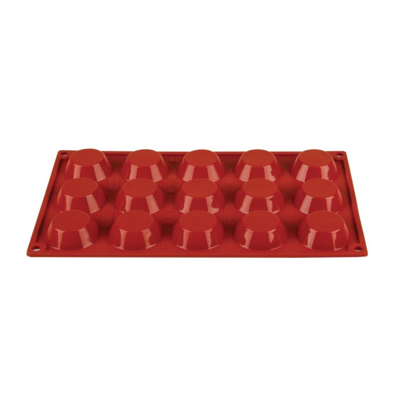 Moule 15 Tartelettes em Silicone Formaflex- Pavoni