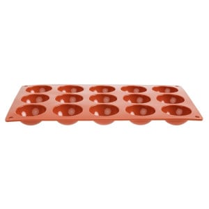 Moule 15 Meias-Esferas em Silicone Formaflex - Pavoni