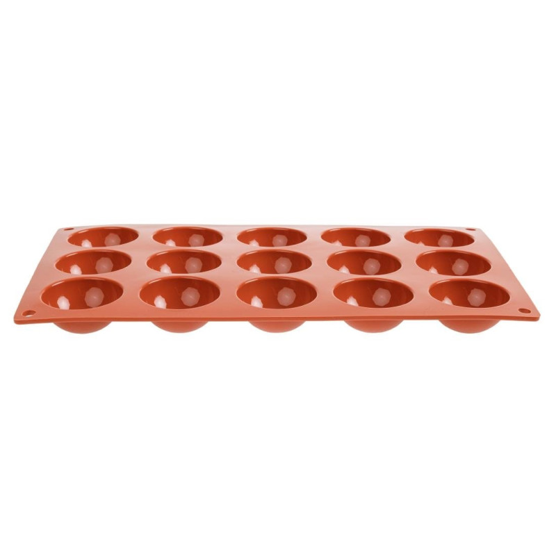 Moule 15 Meias-Esferas em Silicone Formaflex - Pavoni