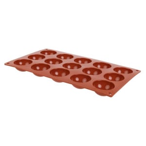 Moule 15 Meias-Esferas em Silicone Formaflex - Pavoni