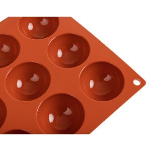 Moule 15 Meias-Esferas em Silicone Formaflex - Pavoni
