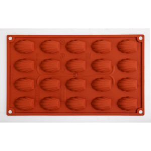 Forma de 20 mini-madeleines em silicone Formaflex - GN 1/3 - Pavoni