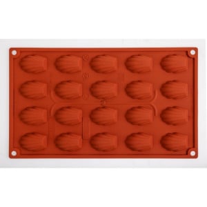 20 Mini-Madeleines Silicone Mold - GN 1/3 - Pavoni